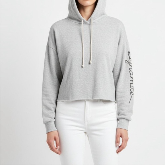 Free People Tops - Free People Movement Gray Dynamite Hoodie Size L